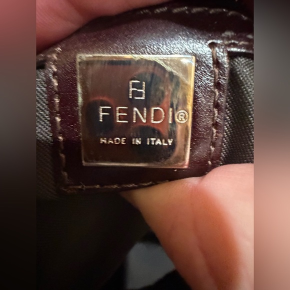 Fendi Corduroy Vintage Handbag -Please Read for Condition - Picture 11 of 12